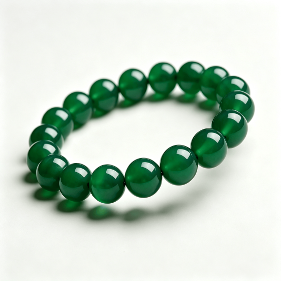 Green Agate Bracelet | Natural Handmade Gemstone Jewelry | Koreli